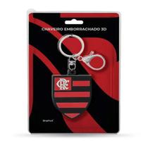 Chaveiro KazzaVip Emborrachado Oficial Escudo Time Flamengo Fecho Mosquetão Futebol Brasileiros Preto Chaveiro KazzaVip Emborrachado Oficial Escudo Time Flamengo Fecho Mosquetão Futebol Brasileiros Preto