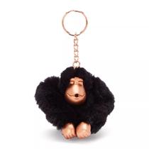 Chaveiro Kipling Sven Macaco Pelúcia Preto Rosa Chaveiro Kipling Sven Macaco Pelúcia Preto Rosa