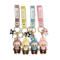 Chaveiro Labubu BOOM! 1 Unidade, Personagem Kawaii em Silicone, Cores Variadas Chaveiro Labubu BOOM! 1 Unidade, Personagem Kawaii em Silicone, Cores Variadas