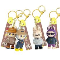 Chaveiro Labubu Os Monstros em Borracha Silicone Sortido