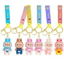 Chaveiro Labubu Os Monstros em Borracha Silicone Sortido