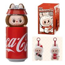 Chaveiro Labubu Pelúcia Colecionável Coca-Cola The Monsters Chaveiro Labubu Pelúcia Colecionável Coca-Cola The Monsters