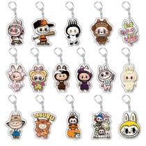 Chaveiro Labubus Cute Lamb Acrílico de Desenho Animado Chaveiro Labubus Cute Lamb Acrílico de Desenho Animado