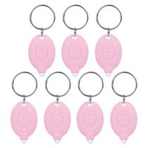 Chaveiro Lanterna Uaimvie 7 Peças Mini Portátil Rosa