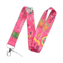 Chaveiro Lanyard Fofo De Planetas Famosos P5710, Suporte Para Cartão De Identidade, Pass, Academia,