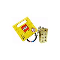 Chaveiro Lego 2x4 Pino Dourado