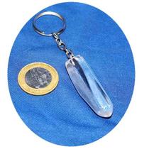 Chaveiro Lemúria Grande Polido Cristal Rolado Natural Chaveiro Lemúria Grande Polido Cristal Rolado Natural