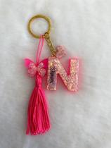 Chaveiro Letra L Rosa Chaveiro Letra L Rosa