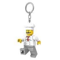 Chaveiro Light LEGO Minifigures Chef com LED de 7,62 cm de altura
