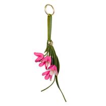 Chaveiro LRTJ Boho PU Leather Flower para bolsa feminina Chaveiro LRTJ Boho PU Leather Flower para bolsa feminina