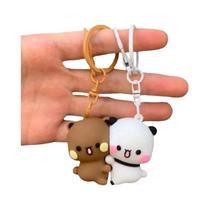 Chaveiro Magnético De Panda Cartoon Fofo Bubu Dudu, Pingente Para Mochila, Acessórios Para Casais,