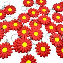 Chaveiro Margarida Vermelha 10un Lembrancinha Agricultura Lembrança Novidade Primavera Flor Flores Chaveiro Margarida Vermelha 10un Lembrancinha Agricultura Lembrança Novidade Primavera Flor Flores