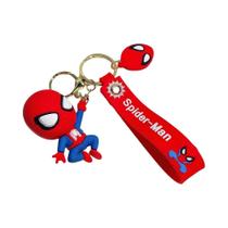 Chaveiro Marvel Homem-Aranha Vingadores Estilo Desenho Animado Pingente De Herói Joia De Quadrinhos