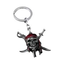 Chaveiro Masculino De Capitão Pirata Com Máscara De Caveira Personalizado, Joia Criativa E Simples Chaveiro Masculino De Capitão Pirata Com Máscara De Caveira Personalizado, Joia Criativa E Simples