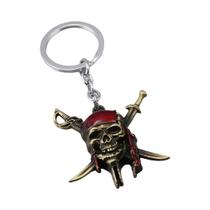 Chaveiro Masculino De Capitão Pirata Com Máscara De Caveira Personalizado, Joia Criativa E Simples