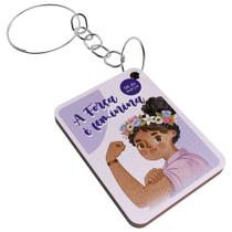 Chaveiro MDF Lembrancinha _ Dia das Mulheres