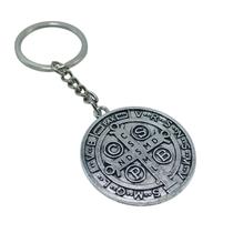 Chaveiro Medalha De São Bento Metal Prateado 10 cm Chaveiro Medalha De São Bento Metal Prateado 10 cm