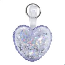 Chaveiro Melissa Heart Bag Charm Vidro Multicolor Chaveiro Melissa Heart Bag Charm Vidro Multicolor