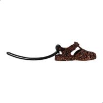 Chaveiro Melissa Miniatura Possession Glitter Preto Chaveiro Melissa Miniatura Possession Glitter Preto