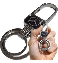Chaveiro Mercedes Benz Metal Mosquetão Chave Carro 2 Argolas Metal / Mosquetão Chaveiro Mercedes Benz Metal Mosquetão Chave Carro 2 Argolas Metal / Mosquetão