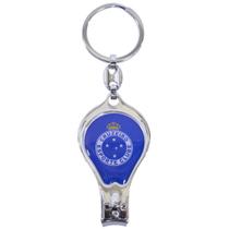 Chaveiro Metal Cortador De Unha E Abridor - Cruzeiro