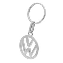 Chaveiro Metal Cromado Logo VW Fusca Kombi Brasilia Variant TL TC Gol Parati Voyage Karmann Ghia Saveiro