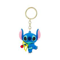 Chaveiro Metal e Silicone Stitch 6cm Presente Lembrancinha Desenho - Disney
