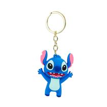 Chaveiro Metal e Silicone Stitch 6cm Presente Lembrancinha Desenho - Disney