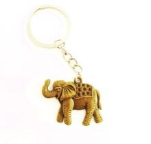 Chaveiro metal envelhecido e elefante. comprar e usar