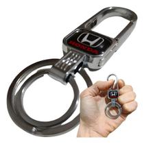 Chaveiro Metal Honda Mosquetão Argola Dupla Chave Carro Moto Luxo Chaveiro Metal Honda Mosquetão Argola Dupla Chave Carro Moto Luxo