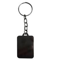 Chaveiro Metal Retangular Pequeno - Personalizado Chaveiro Metal Retangular Pequeno - Personalizado
