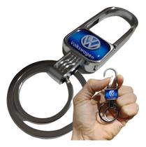 Chaveiro Metal Volkswagen Mosquetão Argola Dupla Chave Carro Moto Luxo Chaveiro Metal Volkswagen Mosquetão Argola Dupla Chave Carro Moto Luxo