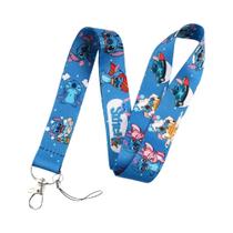 Chaveiro Mickey e Minnie - Porta-Cartão, Crachá e Celular com Cordão