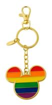 Chaveiro Mickey Mouse Arco-ìris 4.5cm Disney