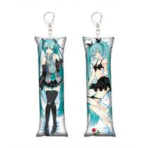 Chaveiro Miku Hatsune Mini Dakimakura estilo travesseiro Chaveiro Miku Hatsune Mini Dakimakura estilo travesseiro