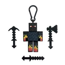 Chaveiro Minecraft Boneco 8cm Com Ferramentas Original, Algazarra Chaveiro Minecraft Boneco 8cm Com Ferramentas Original, Algazarra