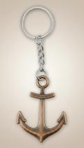 Chaveiro Mini Âncora Metal Cor Bronze 5.5cm Chaveiro Mini Âncora Metal Cor Bronze 5.5cm
