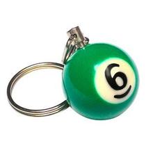 Chaveiro Mini Bola de Bilhar Sinuca Snooker Nº 1 ao 15