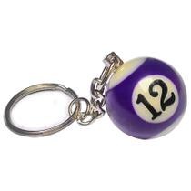 Chaveiro Mini Bola de Bilhar Sinuca Snooker Nº 1 ao 15