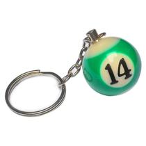 Chaveiro Mini Bola de Bilhar Sinuca Snooker Nº 1 ao 15