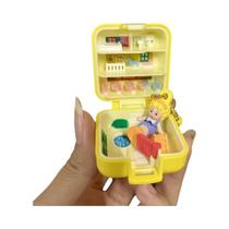 Chaveiro Mini Caixa Do Tesouro Vintage Polly Pocket, Brinquedo Colecionável Para Crianças, Fãs E