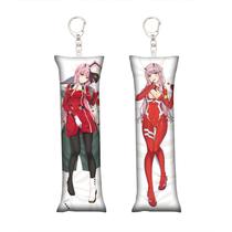 Chaveiro Mini Dakimakura DARLING no FRANXX Zero Two Chaveiro Mini Dakimakura DARLING no FRANXX Zero Two