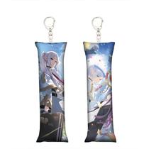 Chaveiro Mini Dakimakura Furina do Descanso Eterno Chaveiro Mini Dakimakura Furina do Descanso Eterno