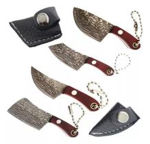 Chaveiro Mini Faca Faquinho Com 4 Pcs