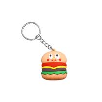 Chaveiro Mini Hamburger Cute Food Inspirado em Comida