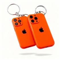 Chaveiro Mini iPhone 16 Miniatura Decorativa e Estilosa para Bolsas e Chaves Chaveiro Mini iPhone 16 Miniatura Decorativa e Estilosa para Bolsas e Chaves