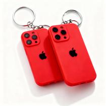Chaveiro Mini iPhone 16 Miniatura Decorativa e Estilosa para Bolsas e Chaves