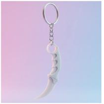 Chaveiro Mini Karambit CS2 Fidget Gamer Decorativo Colecionável -
