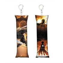Chaveiro Mini Pillow Attack on Titan Levi & Eren Chaveiro