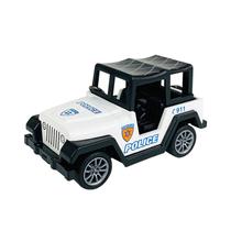 Chaveiro Mini Police Jeep Creative Alloy Police Car Chaveiro